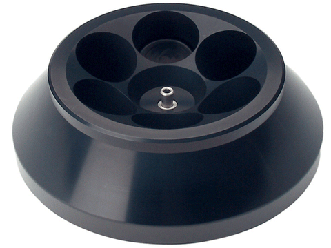6 x 250mL angle rotor and adapters image