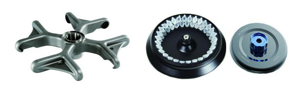 Rotor options for DM0636 Multi-Purpose Clinical Centrifuges.